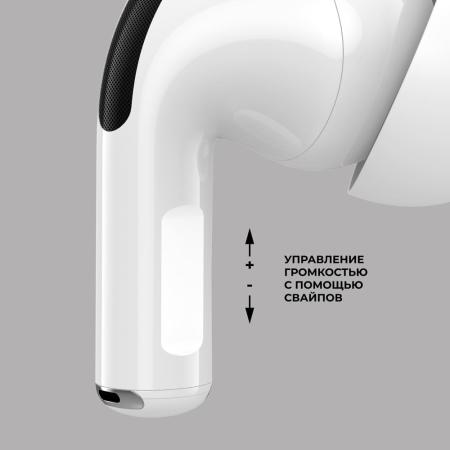 Беспроводные наушники с микрофоном Deppa Air Pro, TWS, BT 5.1, 250 мАч, QI, IPX4 (44167) Белый Беспроводные наушники с микрофоном Deppa Air Pro, TWS, BT 5.1, 250 мАч, QI, IPX4 (44167) Белый