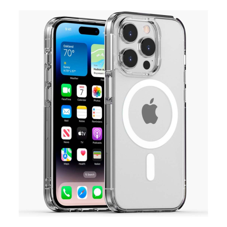 Чехол для iPhone 16 Pro Gurdini с Magsafe Clear, прозрачный Чехол для iPhone 16 Pro Gurdini с Magsafe Clear, прозрачный