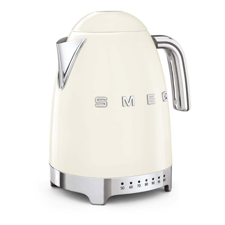 Чайник электрический с регулируемой температурой SMEG 50s style (KLF04CREU) Кремовый Чайник электрический с регулируемой температурой SMEG 50s style (KLF04CREU) Кремовый