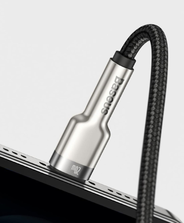 Кабель Baseus Cafule Series Metal Data Cable USB to iP 2,4A, 2 м (CALJK-B01) Чёрный Кабель Baseus Cafule Series Metal Data Cable USB to iP 2,4A, 2 м (CALJK-B01) Чёрный