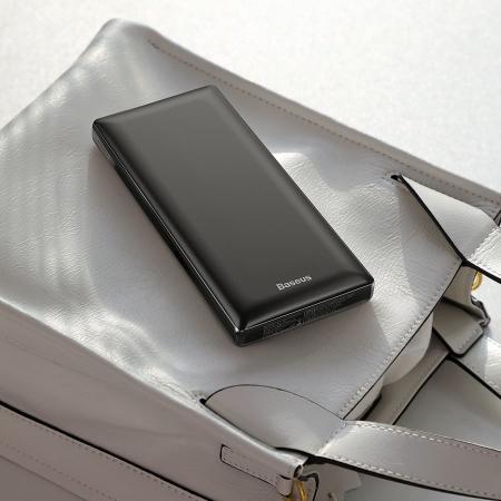 Внешний аккумулятор Baseus Fast charge 15W Mini JA 20000mAh (PPJAN-B01) Черный Внешний аккумулятор Baseus Fast charge 15W Mini JA 20000mAh (PPJAN-B01) Черный