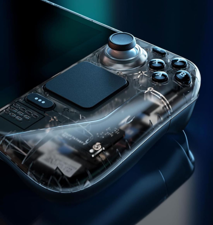 Игровая приставка Valve Steam Deck OLED 16/512Gb Черный + Jsaux Transparent Front Cover (PC0108) Cleаr Игровая приставка Valve Steam Deck OLED 16/512Gb Черный + Jsaux Transparent Front Cover (PC0108) Cleаr