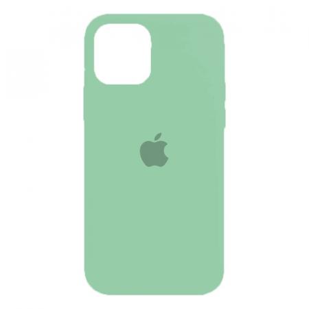 Чехол Silicone Case для Apple iPhone 12/12 Pro Pale Green, бледно-зеленый Чехол Silicone Case для Apple iPhone 12/12 Pro Pale Green, бледно-зеленый