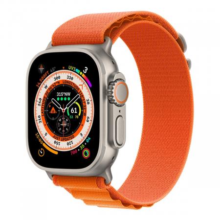 Ремешок WiWU Alpine Loop для Apple Watch 1-9 Series, SE 38/40/41 мм Оранжевый Ремешок WiWU Alpine Loop для Apple Watch 1-9 Series, SE 38/40/41 мм Оранжевый