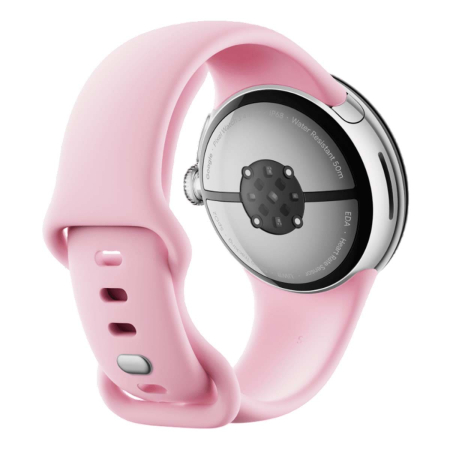 Часы Pixel Watch 3, 41 мм, Wi-Fi, Polished Silver/Rose Quartz, серебристый Часы Pixel Watch 3, 41 мм, Wi-Fi, Polished Silver/Rose Quartz, серебристый