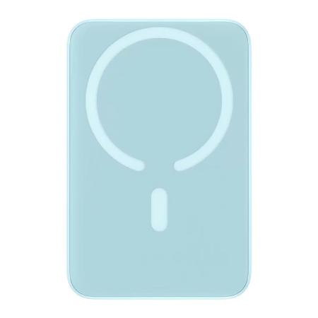 Внешний аккумулятор Baseus Magnetic Wireless Charging power bank с поддержкой беспроводной зарядки 10000mAh 20W (PPCXM10) Голубой Внешний аккумулятор Baseus Magnetic Wireless Charging power bank с поддержкой беспроводной зарядки 10000mAh 20W (PPCXM10) Голубой