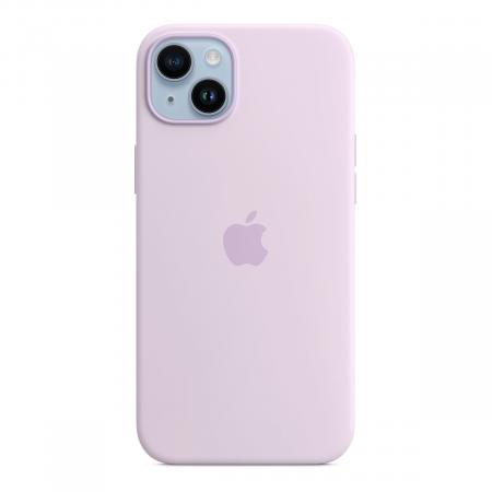 Чехол Silicone Case MagSafe для Apple iPhone 14 Plus Сиреневый Чехол Silicone Case MagSafe для Apple iPhone 14 Plus Сиреневый