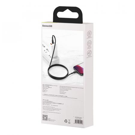 Кабель Baseus High Density Braided Fast Charging Data Cable Type-C – Lightning PD 20W, 1 м (CATLGD-01) Черный Кабель Baseus High Density Braided Fast Charging Data Cable Type-C – Lightning PD 20W, 1 м (CATLGD-01) Черный