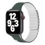 Магнитный силиконовый ремешок для часов iWatch на 42/44/45/49 мм WiWU Smart Magnetic Silicone (Wi-WB010) Green+Gray Магнитный силиконовый ремешок для часов iWatch на 42/44/45/49 мм WiWU Smart Magnetic Silicone (Wi-WB010) Green+Gray