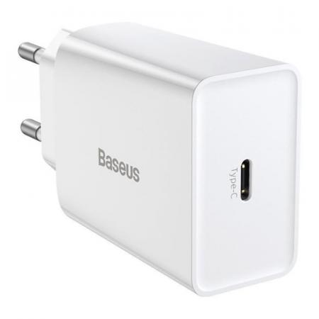 Сетевое зарядное устройство Baseus Speed Mini QC Quick Charger 20 Вт CCFS-SN02 (TC-012PD20-x) Белый Сетевое зарядное устройство Baseus Speed Mini QC Quick Charger 20 Вт CCFS-SN02 (TC-012PD20-x) Белый