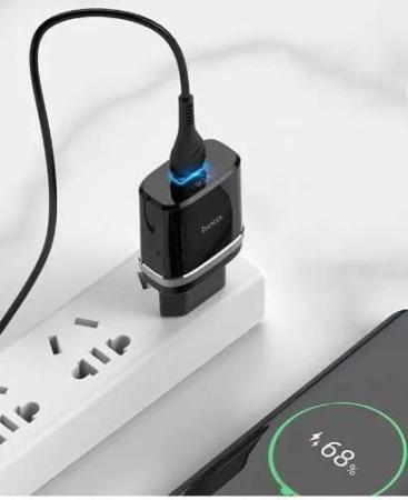 Сетевое зарядное устройство hoco. Smart QC3.0 Charger USB 18 Вт (C12Q) Черный Сетевое зарядное устройство hoco. Smart QC3.0 Charger USB 18 Вт (C12Q) Черный