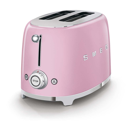 Тостер на 2 ломтика SMEG 50s style (TSF01PKEU) Розовый Тостер на 2 ломтика SMEG 50s style (TSF01PKEU) Розовый