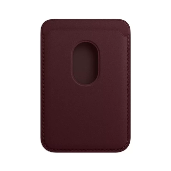 Чехол-бумажник Apple MagSafe для iPhone Бордовый