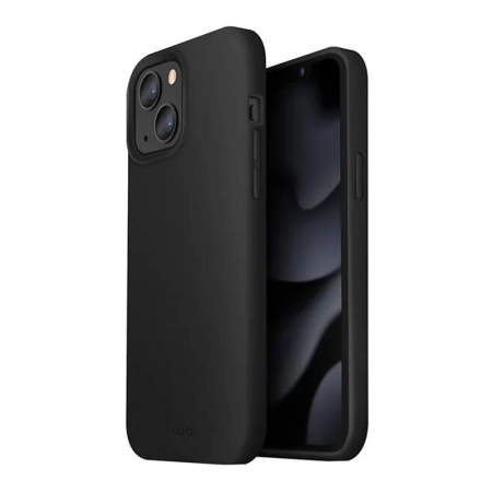 Чехол для iPhone 13 UNIQ Lino (IP6.1HYB(2021)-LINOBLK) Черный Чехол для iPhone 13 UNIQ Lino (IP6.1HYB(2021)-LINOBLK) Черный