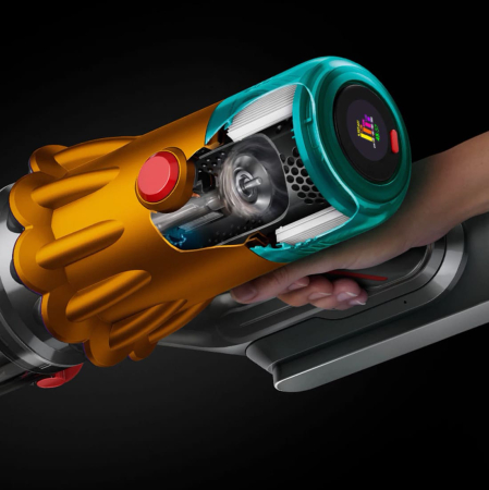 Пылесос Dyson V12S Detect Slim Submarine Yellow/Nickel, серебристый Пылесос Dyson V12S Detect Slim Submarine Yellow/Nickel, серебристый