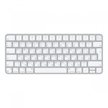 Клавиатура беспроводная Apple Magic Keyboard с Touch ID (MK293RS) Серебристый Клавиатура беспроводная Apple Magic Keyboard с Touch ID (MK293RS) Серебристый