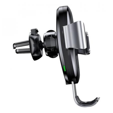 Автомобильный держатель с функцией беспроводной зарядки Baseus Gravity Wireless Charger Car Mount (WXYL-0S) Черный Автомобильный держатель с функцией беспроводной зарядки Baseus Gravity Wireless Charger Car Mount (WXYL-0S) Черный