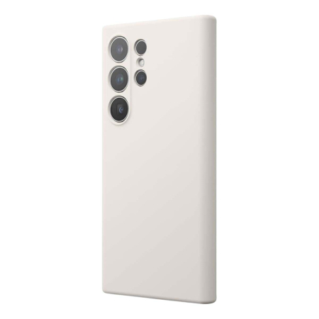 Чехол для Samsung Galaxy S24 Ultra Elago Soft silicone Liquid (EGS24SC68-ST) Stone, белый Чехол для Samsung Galaxy S24 Ultra Elago Soft silicone Liquid (EGS24SC68-ST) Stone, белый