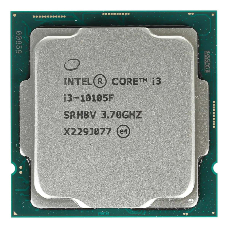 Процессор Intel Core i3-10105F 3.7ГГц (Turbo 4.4ГГц), LGA1200, OEM (CM8070104291323) Процессор Intel Core i3-10105F 3.7ГГц (Turbo 4.4ГГц), LGA1200, OEM (CM8070104291323)