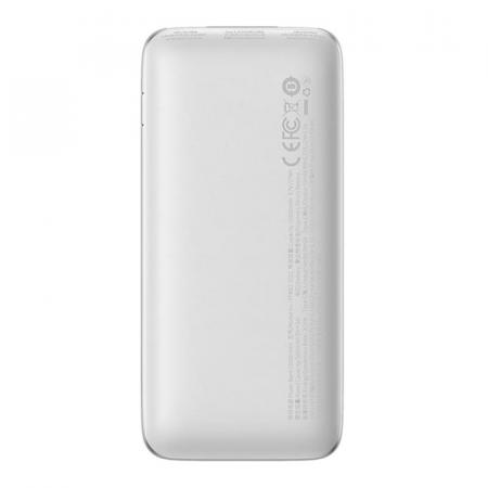 Внешний аккумулятор Baseus Bipow Pro Digital Display Fast Charge 10000mAh 22.5W с кабелем USB - Type-C, 3A, 0,3 м PPBD2-1022 (PPBD040002) Серебристый Внешний аккумулятор Baseus Bipow Pro Digital Display Fast Charge 10000mAh 22.5W с кабелем USB - Type-C, 3A, 0,3 м PPBD2-1022 (PPBD040002) Серебристый